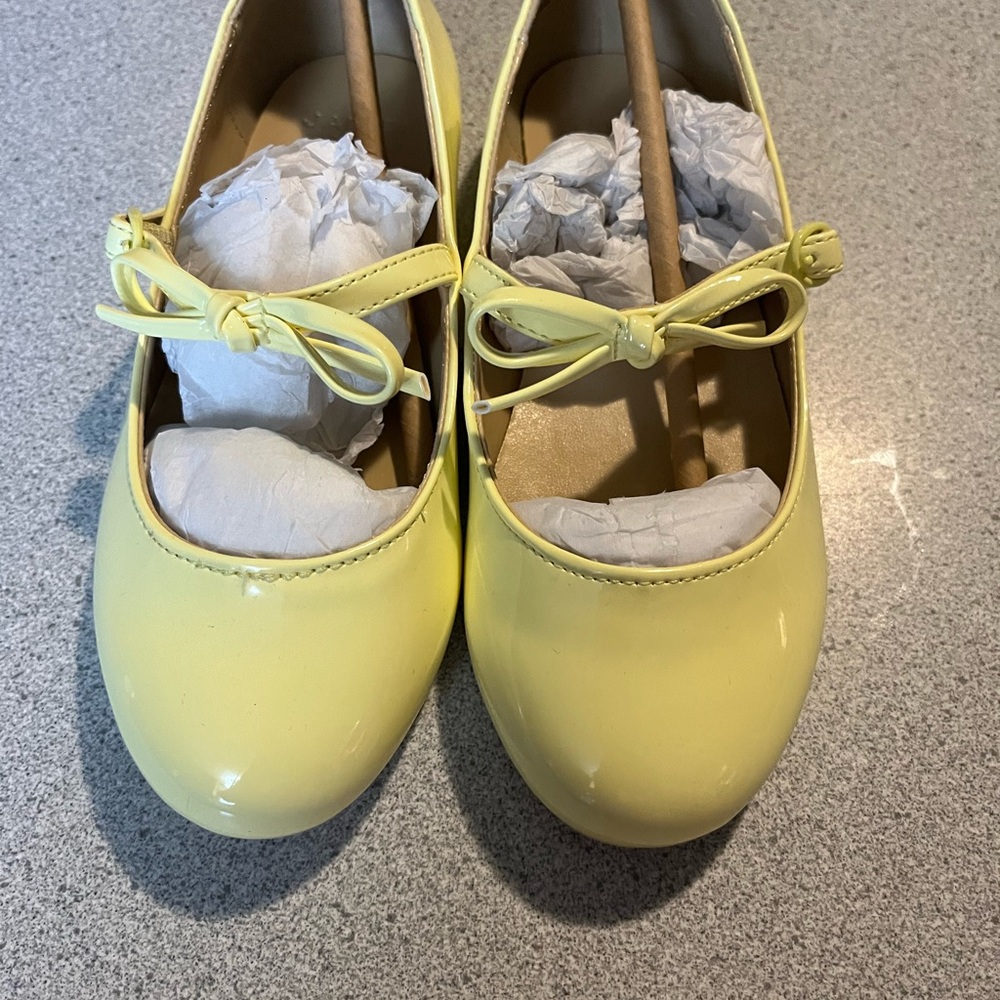 Janie and Jack Yellow Dress Shoes for Kids